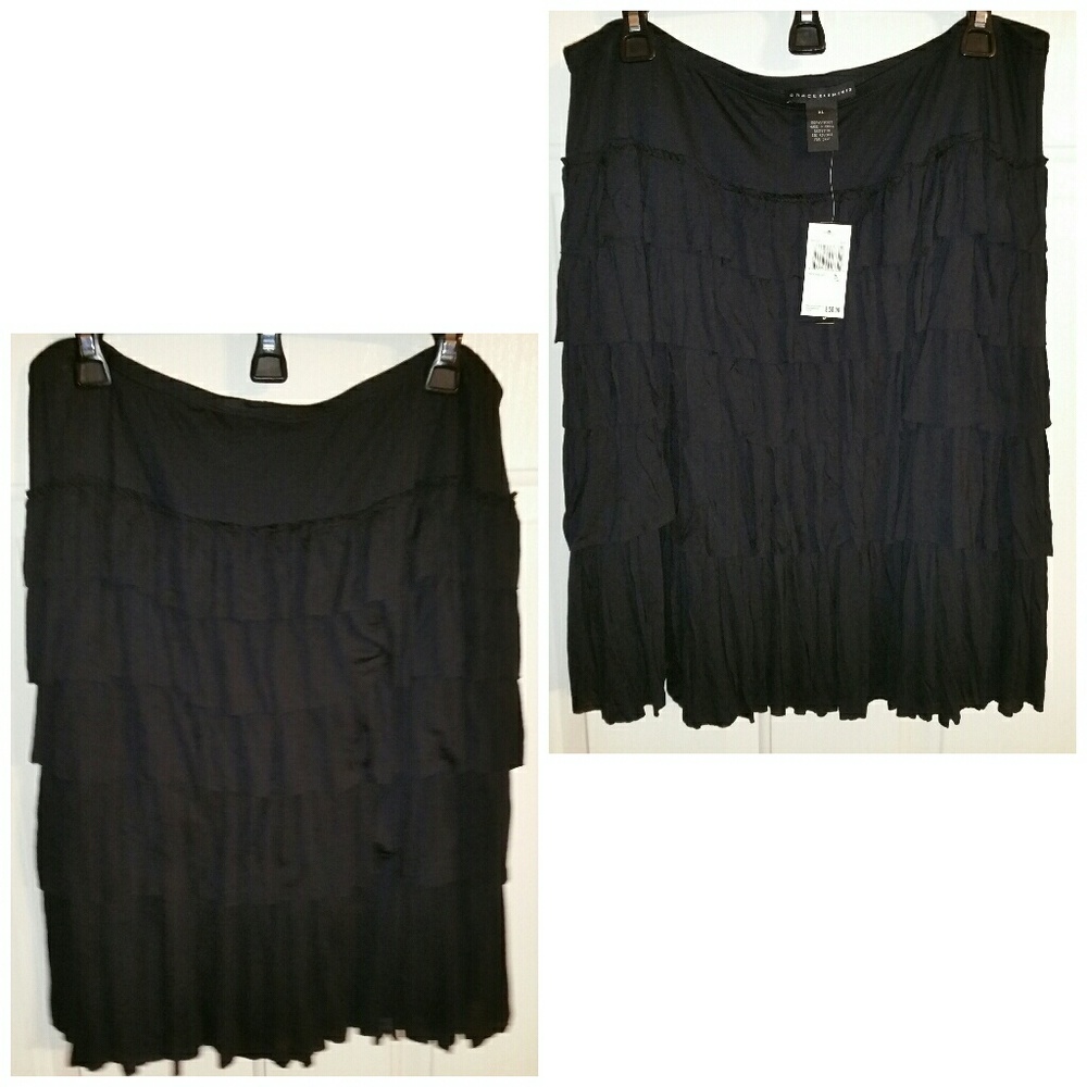 Women's Grace Elements  black skirt size XL